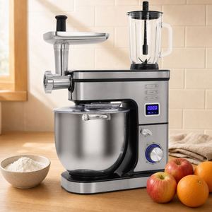 Mélangeur sur socle de haute qualité en acier inoxydable de qualité alimentaire 10L, mélangeur électrique 2000W pour la cuisine à domicile et les petites entreprises - Product Image 3