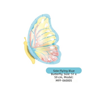 Globos de Helio Coloridos con Forma de Mariposa y Flor de Dibujos Animados para Decoración de Bodas, Navidad, Cumpleaños y Fiestas - Product Image 4