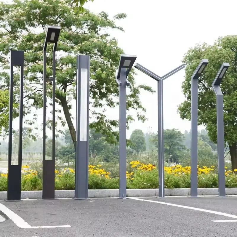 Source Usine Ventes Directes Profil En Aluminium Extérieur Étanche Jardin Lumière 3M/3.5M/4M Communauté Route Parc Éclairage Extérieur