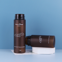 Flacon à pompe en mousse plastique marron mat personnalisé 100/120/150/200ml Distributeur de cosmétiques moussants Emballage pour pulvérisateur à pompe à lotion