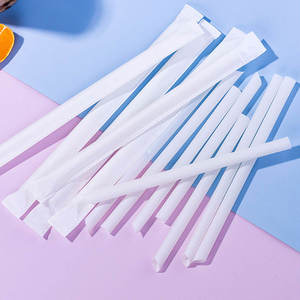 Wholesale Disposable <b>PLA</b> Drinking Straws Compostable Eco Friendly Beverage Straws for Coffee Juice Milk Tea - Product Image 3