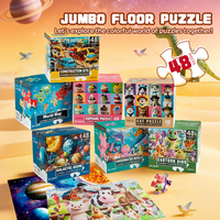 Jeu de puzzle personnalisé de 48 pièces, jouet éducatif de dessin animé pour adultes et enfants, vente en gros