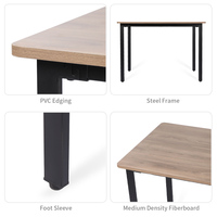 Bureau d'étude multifonctionnel moderne en bois pour étudiant, table de travail pour lit, mobilier de bureau à domicile, directement de l'usine