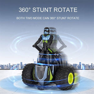 HUADA 2,4G Transform Drift RC 3WD Motocicleta Camión Juguetes Racing Stunt Control remoto Coche Bailando 360 Rolling Robot Juguetes para niños - Product Image 2