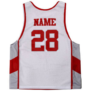 2024 OEM equipo malla pinnies personalizado reversible lacrosse Jersey - Product Image 6
