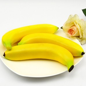 <span class=keywords><strong>Fruits</strong></span> artificiels en plastique jaunes en forme de bananes décoratives pour la <span class=keywords><strong>décoration</strong></span> de la maison - Product Image 3