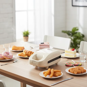 Machine à gaufres Taiyaki Anbolife électrique antidérapante 650W avec base amovible pour usage domestique - Product Image 6