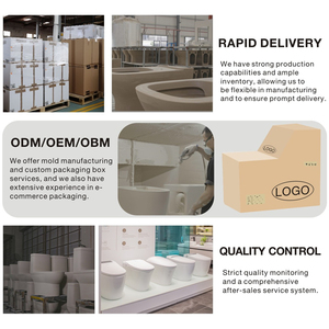 Empolo cUPC Toilette Guandong Wandbehang moderne Inodoro Stücke ein Toiletten set Schüssel Keramik Sanitär keramik Wandbehang Toiletten set - Product Image 3