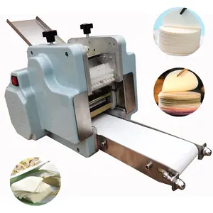 2023 Automatic Control and Production Small Dumpling Leaf Making Machine with Firm Structure Dumpling Wonton Wrapper Skin Maker