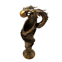 Medallas de Trofeo de Dragón Portátiles de 40 cm, Personalizadas, de Alta Calidad, en Cobre y Aluminio, Grabadas y Bañadas en Oro/Plata/Bronce, con Logotipo Personalizado