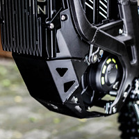 JFG plaque de protection de moteur en acier inoxydable, protection de châssis de moteur de vélo électrique sale pour sur-ron