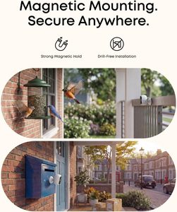 Caméra de sécurité extérieure sans fil Eufy EufyCam C35, lot de <span class=keywords><strong>2</strong></span>, HomeBase Mini, support magnétique, <span class=keywords><strong>vision</strong></span> nocturne <span class=keywords><strong>HD</strong></span>, sans abonnement - Product Image 4