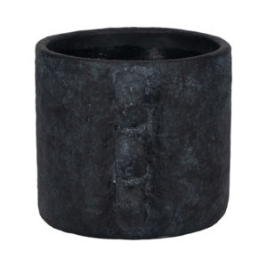 Vaso Decorativo in Ceramica con Manico ad Arco per Soggiorno, Scaffale e Patio - Product Image 3