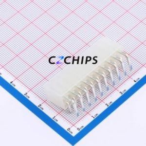HC-5557-4.2-2x10AW Wire-to-Board Pin Header Bent Lead Through Hole,P=4.2mm 2x10P 4.2mm Right Angle Insert Mini-Fit (MX 4.2) - Product Image 2