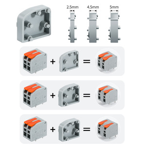 แผงวงจร <span class=keywords><strong>PCB</strong></span> แผ่นเจาะรูสำหรับขั้วต่อสายไฟแบบเชื่อมต่อเร็ว UTJ7P 1P-5P - Product Image 3