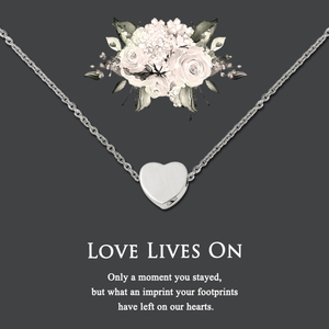 Collana Mini Urna a Cuore CYNYA per Ceneri - Gioiello Commemorativo Personalizzabile per Cremazione, Regalo per i Propri Cari - Product Image 2