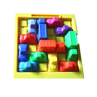 Juego de Estacionamiento IQ para Niños de 2-4 y 5-7 Años, Juguete Educativo de Plástico con 212 Preguntas, Entrenamiento Cerebral