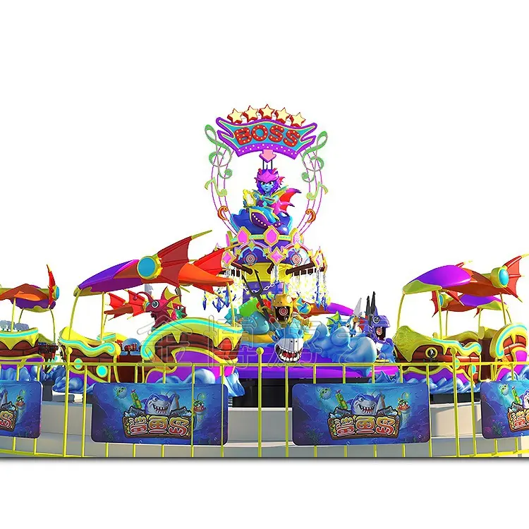 Spelen Schieten Gek Water Amusement Pretpark Apparatuur Speeltuinspel Mini Carrousel Zelfbeheersing Schip Speelgoed Elektrische Ritten Spelen