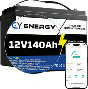 แบตเตอรี่ลิเธียมไอออนคุณภาพสูง 12.8V 140Ah แบบสองระบบ 4000 รอบการใช้งาน สำหรับเรือ - Product Image 4