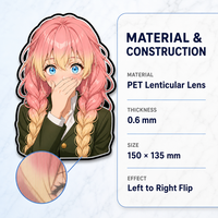 1000 Designs Autocollants 3D Lenticulaires Imperméables en PET, Effet Mouvement Anime, Meilleures Ventes pour Voiture, Ordinateur Portable, Réfrigérateur, Promotion