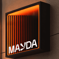 En gros, enseigne néon à effet miroir infini, bande LED et boîte lumineuse en acrylique pour intérieur et extérieur, affichage de marque personnalisé pour magasins et centres commerciaux