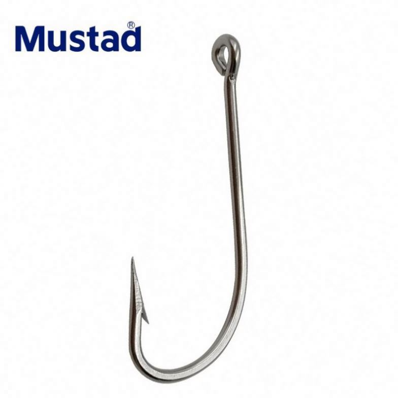 Mustad 34007 #1 to 8/0 Long Shank Hook stainless fishing hooks Saltwaterl  O'shaughnessy Fishing Hook