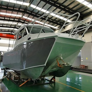 Catamarán de aluminio pequeño, barco a motor, yate en venta, catamarán de crucero - Product Image 2