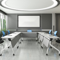 Empilable Pupitre Design Bureau Réunion Formation Table Avec Roues
