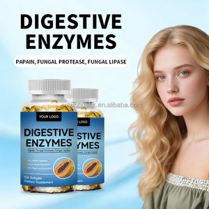 Enzimas Digestivas en Cápsulas Blandas, 120 Unidades, Lipasa de Papaya, Suplemento Dietético para Apoyar la Salud Digestiva - Product Image 3