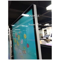 Kiosco Publicitario LCD Vertical con Pantalla Táctil de 55 Pulgadas para Interiores, Tótem Digital Android para Animación en Centros Comerciales