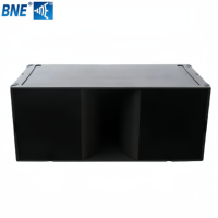 Sistem Suara Aktif KS28 Dual Subwoofer Pasif 18 Inch, Speaker 18 Inch, Subwoofer Plywood untuk Panggung