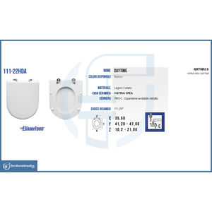 Hatria Vaso Daytime Copriwater per sedile WC - Product Image 2