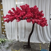 High End maßge schneiderte künstliche Kirschblüten baum Große Internet-Promi-Dekoration am Eingang der Firmen lobby