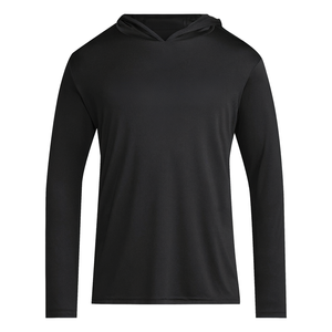 Men UPF 50+ Sun Protection <strong>Pullover</strong> Hoodie Long Sleeve Quick Dry 100% Polyester Hooded Shirt for Outdoor Fishing Hiking - Product Image 1