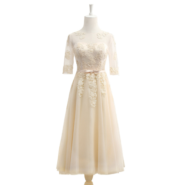 Shop CL1125A Embroidered Bridesmaid Dress - Elegant & Versatile