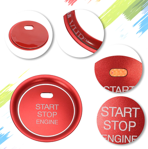 Cubierta Decorativa de Botón de Encendido/Apagado de Motor, de Aleación de Aluminio, Compatible con <span class=keywords><strong>Mazda</strong></span> CX3 CX5 <span class=keywords><strong>MX</strong></span>-<span class=keywords><strong>5</strong></span>, Encendido sin Llave - Product Image 4