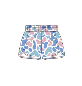 Shorts de sport décontractés pour petites filles et enfants, en Spandex/Polyester 220g, séchage rapide, camouflage de chasse personnalisé, collection Maman et Moi - Product Image 4