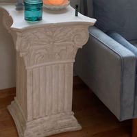 Table d'appoint décorative simple en forme de tête, Table d'angle créative en forme de sculpture de tête humaine, Table basse