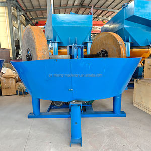 ציוד טחינה להשבת זהב מסלעים בעלי תפוקה גבוהה, מכונת חילוץ זהב, מכונת טחינה כפולה, טחנת פאן רטובה - Product Image 1