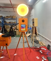 Nouvelle Machine Photobooth Double Miroir Magique en Bois 2026 avec Écran Tactile 18,5 Pouces, Appareil Photo et Imprimante Optionnels – Cabine Selfie