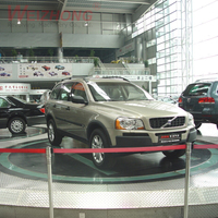 Plataforma Giratoria para Exhibición de Automóviles, con Tracción por Fricción, Sin Orificios, Ultrasilenciosa