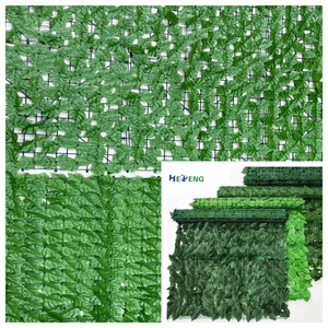 人工葉プライバシーロールヘッジフェンススクリーンガーデン人工植物グリーンウォール人工緑葉フェンス - Product Image 1