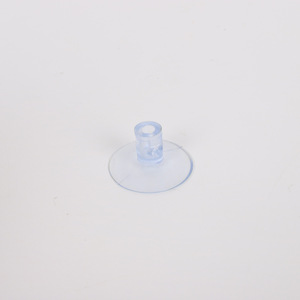 Support de drapeau de bureau transparent avec ventouse ronde en plastique pour petits drapeaux publicitaires - Product Image 3