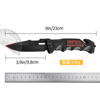 Couteau pliant en acier inoxydable pour le dropshipping Shopify, couteau de survie, d'autodéfense, tactique, portable, tranchant, pour fruits