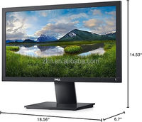 Monitor Layar Lebar 19,5 inci Resolusi 1600X900 Refresh Rate 60Hz Antarmuka VGA DP Model E2020H, 2K, 1080P