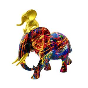 Adorno de Resina Epoxi con Escultura de Elefante Madre e Hijo, Estilo Nórdico Minimalista Creativo, de Alta Gama, Arte y Regalo Coleccionable - Product Image 5