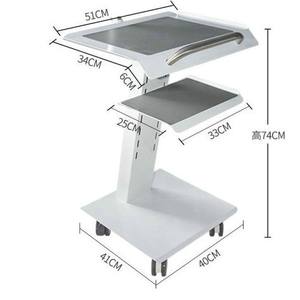 Carrito de Trabajo Móvil Dental, 51x34x74cm, Tres Niveles, Plástico, Multifuncional, para Peluquería Canina - Product Image 1