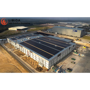 Atelier préfabriqué personnalisé kits <span class=keywords><strong>de</strong></span> <span class=keywords><strong>grange</strong></span> à poteau métallique bâtiment préfabriqué construction à structure en acier entrepôt <span class=keywords><strong>de</strong></span> stockage <span class=keywords><strong>de</strong></span> hangar <span class=keywords><strong>de</strong></span> ferme - Product Image 5