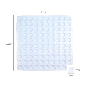 Paleta de Tinta Desechable con Compartimentos Separables, 100 Unidades, Bandeja Blanca para Pigmentos, para Tatuajes, Maquillaje PMU y Uso con Pegamento - Product Image 2