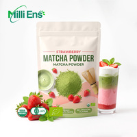 Mélange de saveurs instantanées de matcha de qualité supérieure en vrac : fraise, noix de coco, vanille, chocolat en poudre